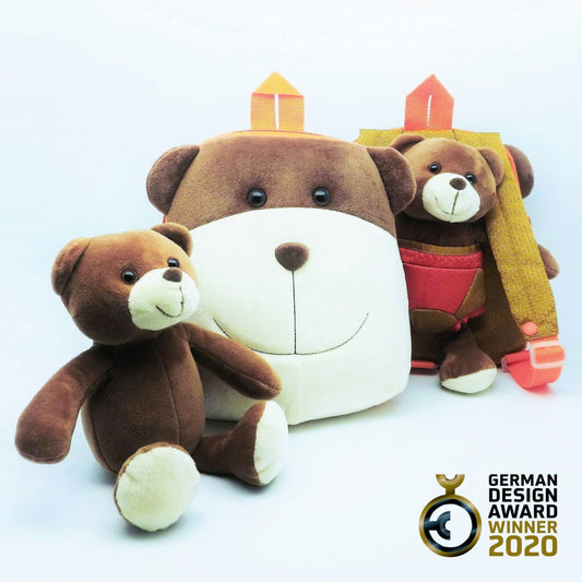3 in 1 Dual Face Bear Backpack 3 in 1
