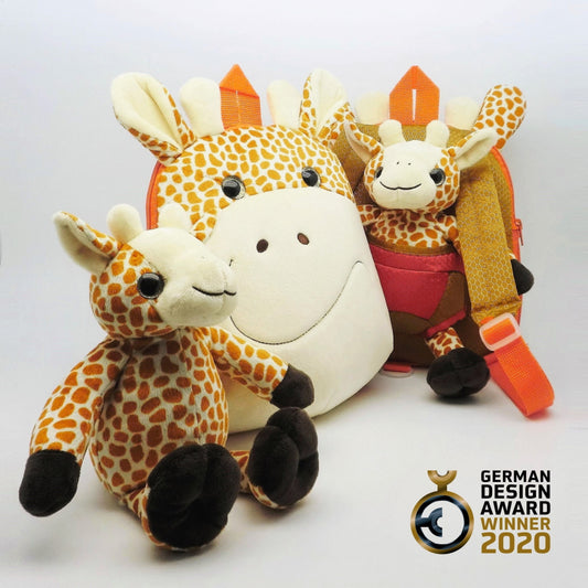 3 in 1 Dual Face Giraffe Backpack 3 in 1