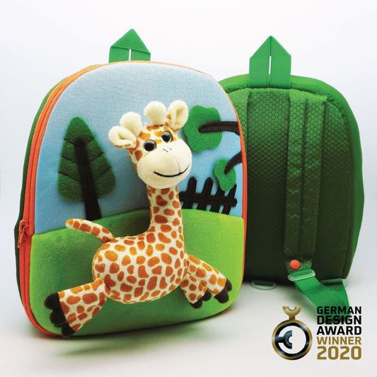 3D Giraffe in the Park Backpack 3D