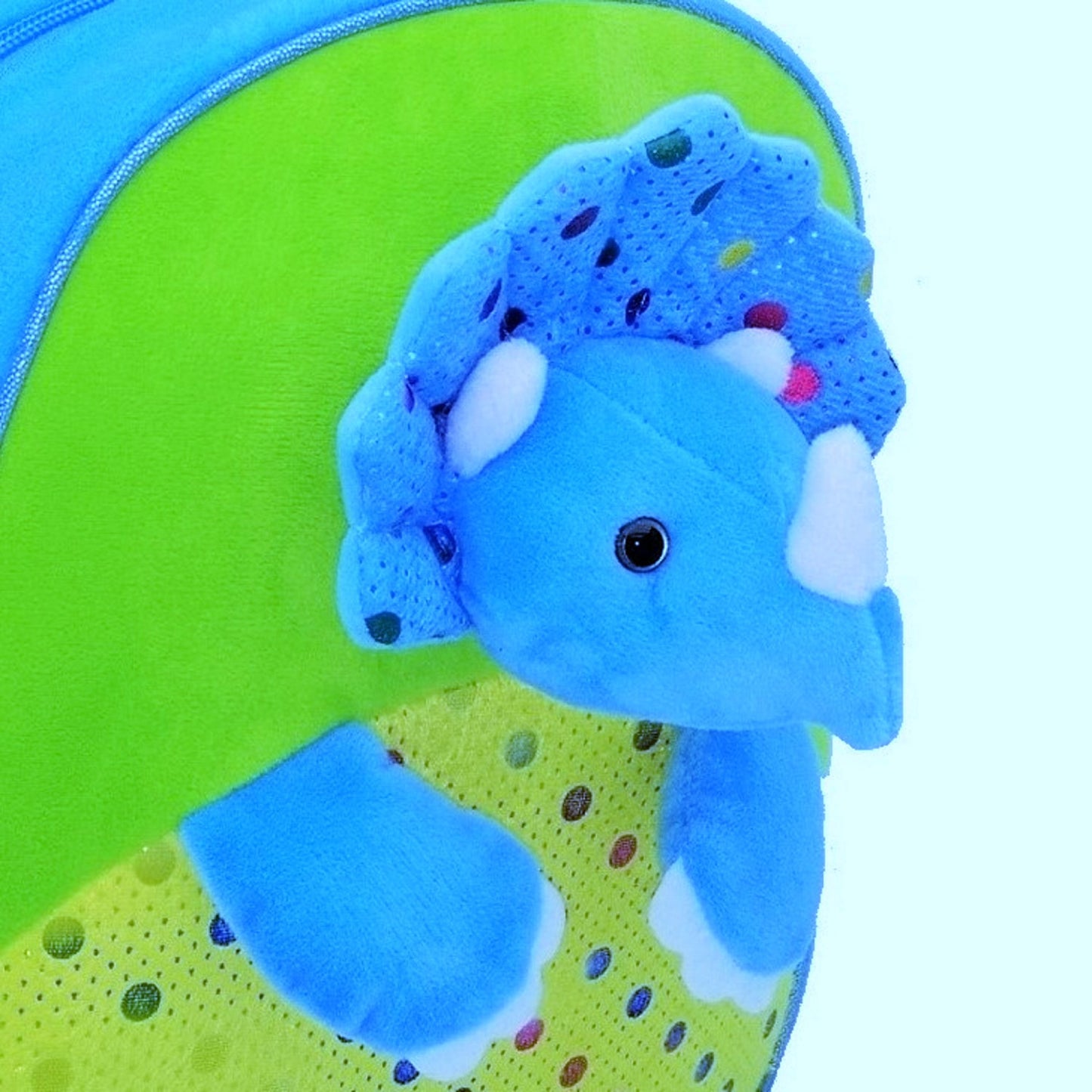 Detachable 3D Triceratops Trolley Backpack
