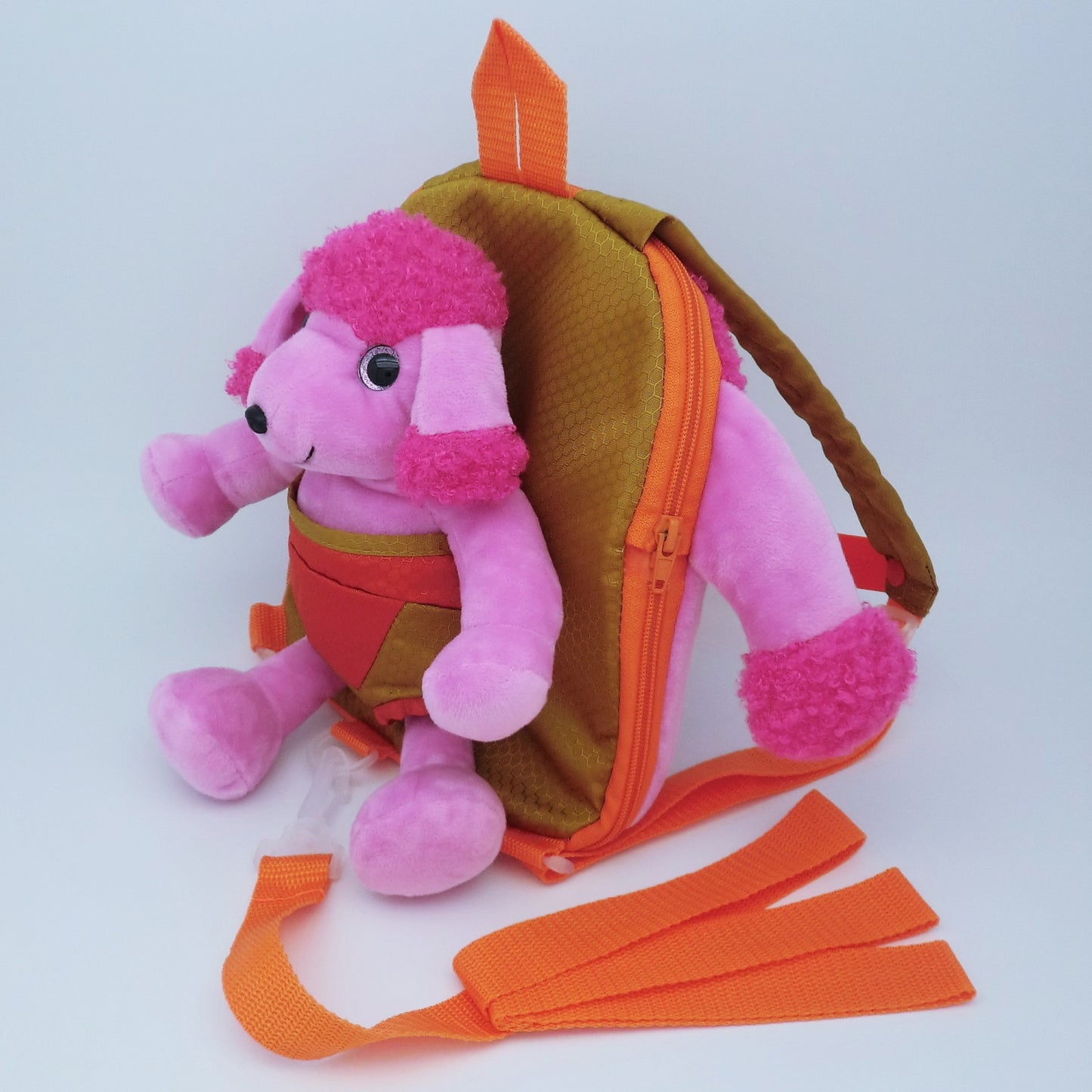 3 in 1 Dual Face Poodle Backpack 3 in 1