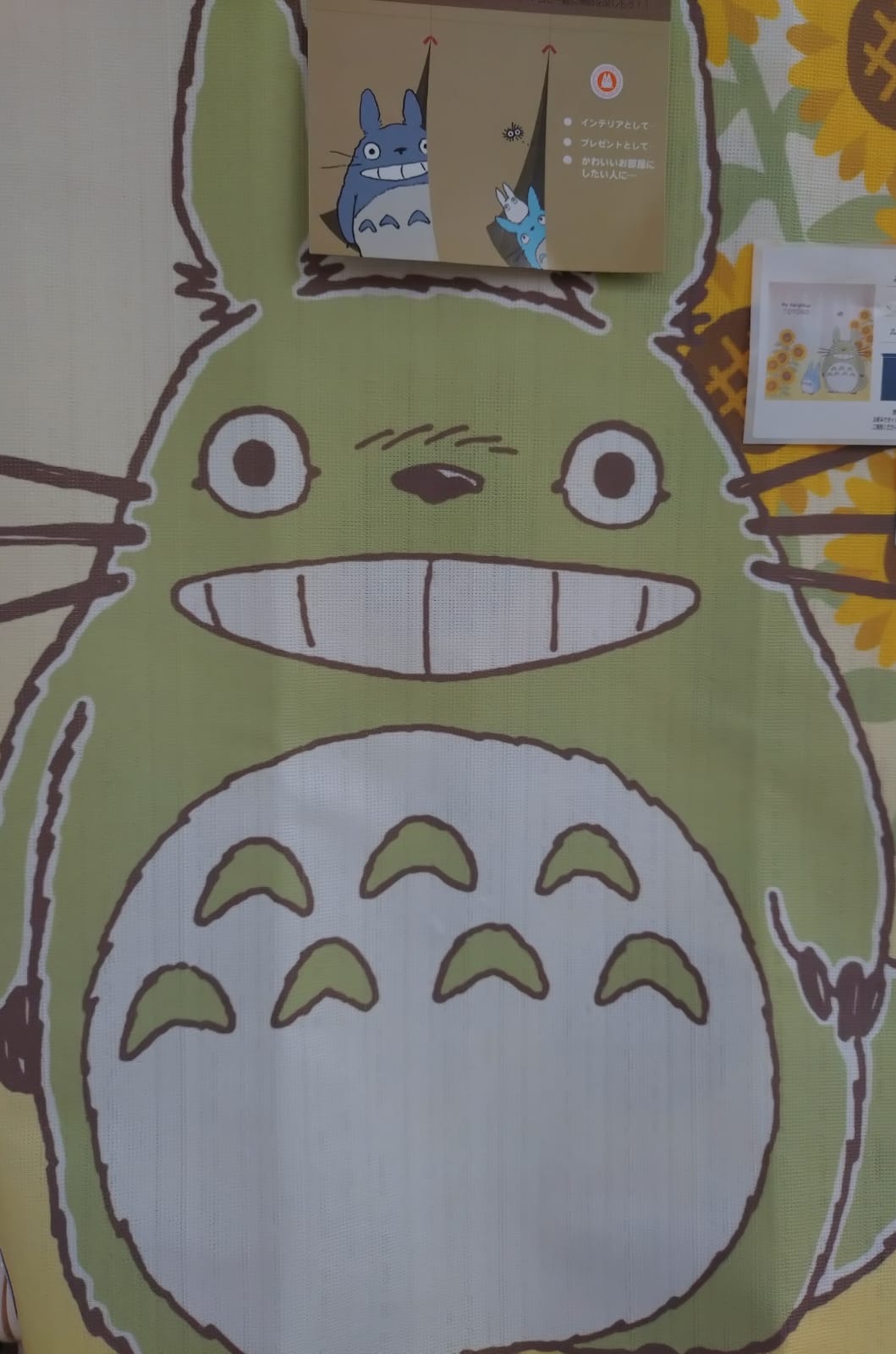 Totoro Character Split Curtain (Noren)