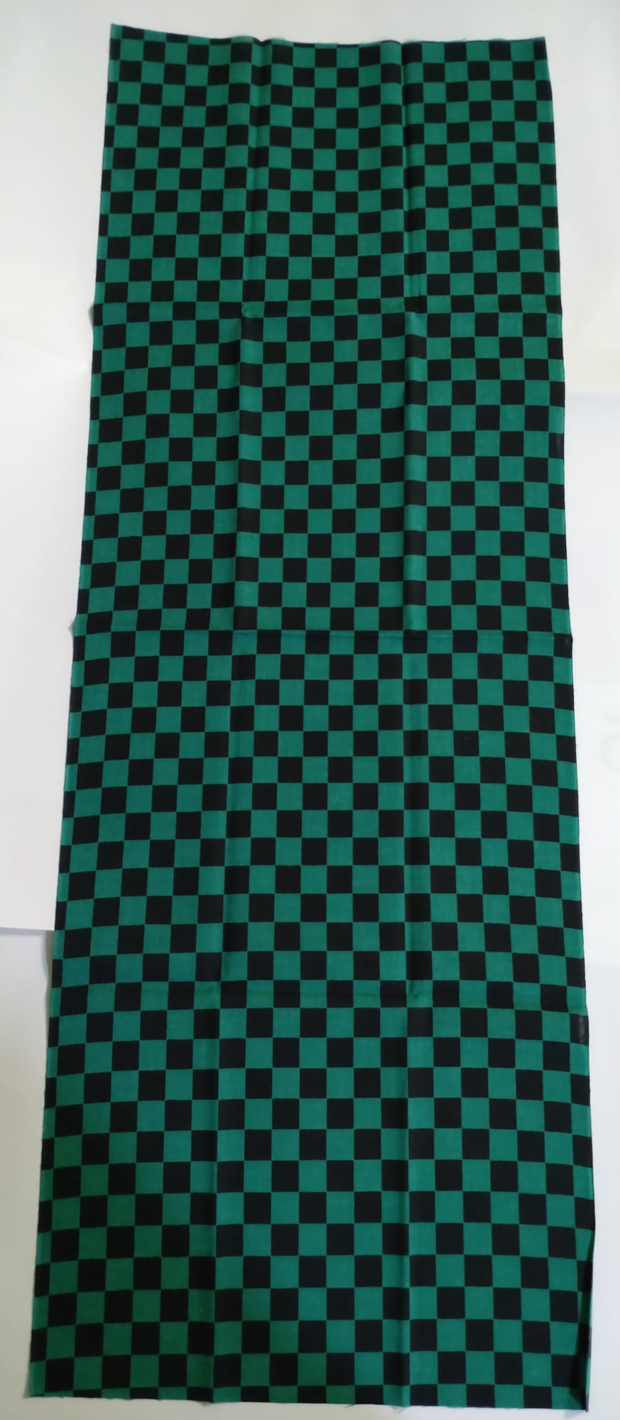Fully Printed Japanese Tenugui Checkered Pattern - 鬼滅之刃竈門炭治郎羽織圖紋系列