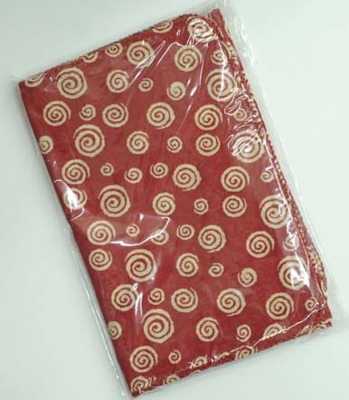 Gauze Tenugui Swirl (Red)