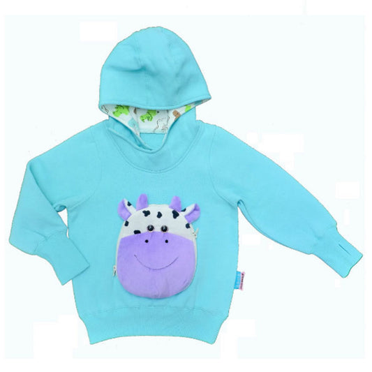 Milk Cow Face off Hoodies
